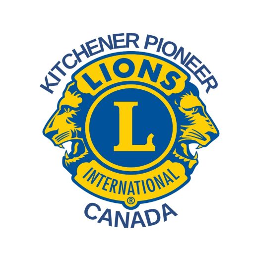 Lions Logo with Kitchener Pioneer on top.